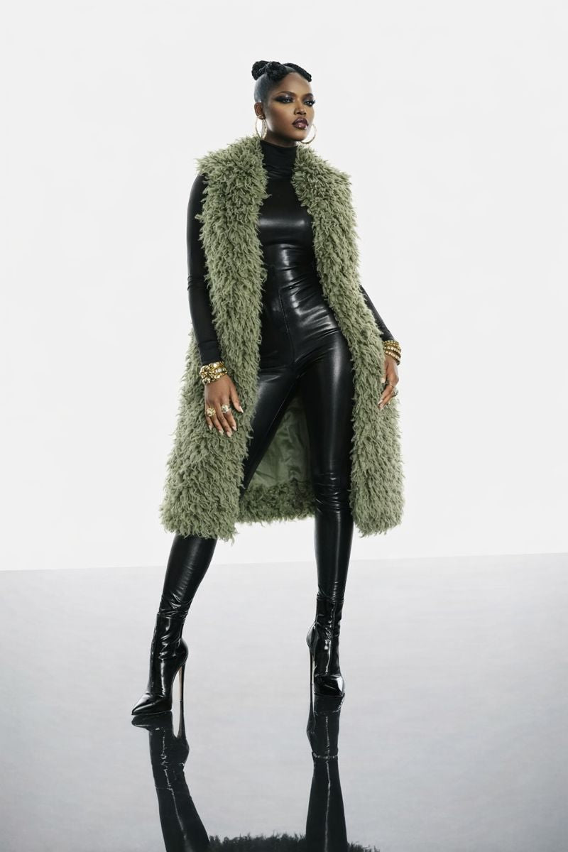 Mongolian Luxe Full Length Vest