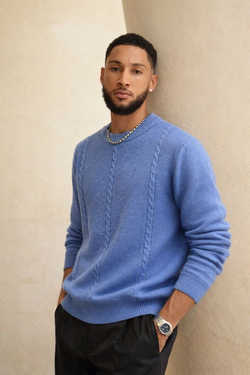 Blue Marine Knit Sweater
