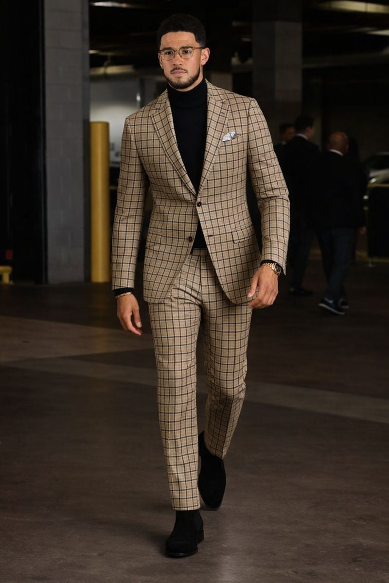 Toms Plaid 3pc Suit Set