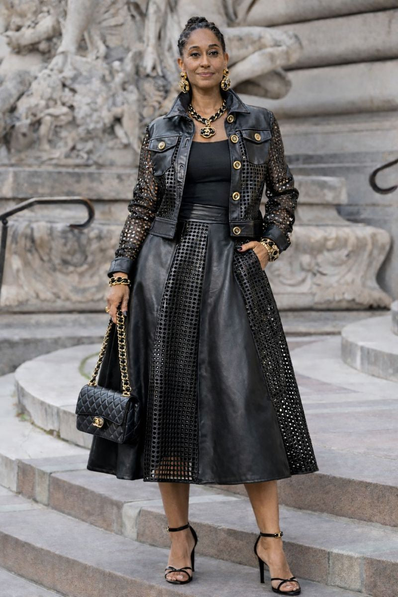 Beatrix Faux-Leather Set