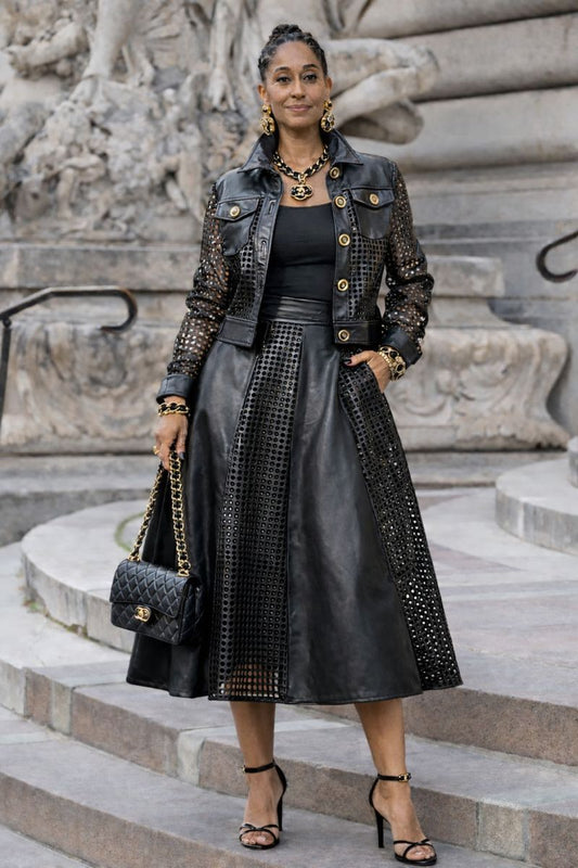 Beatrix Faux-Leather Set