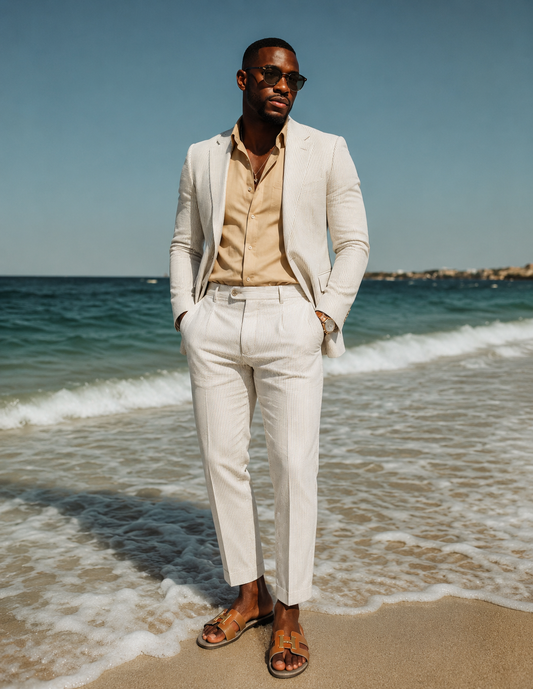 Luke Seersucker Suit