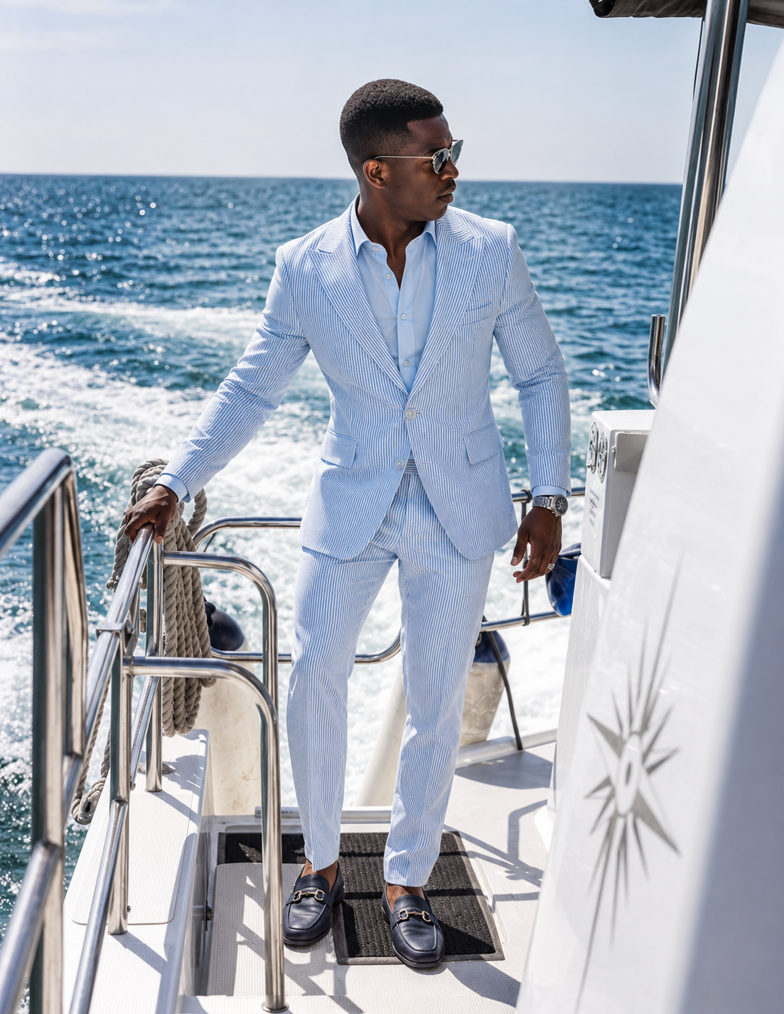 Luke Seersucker Suit