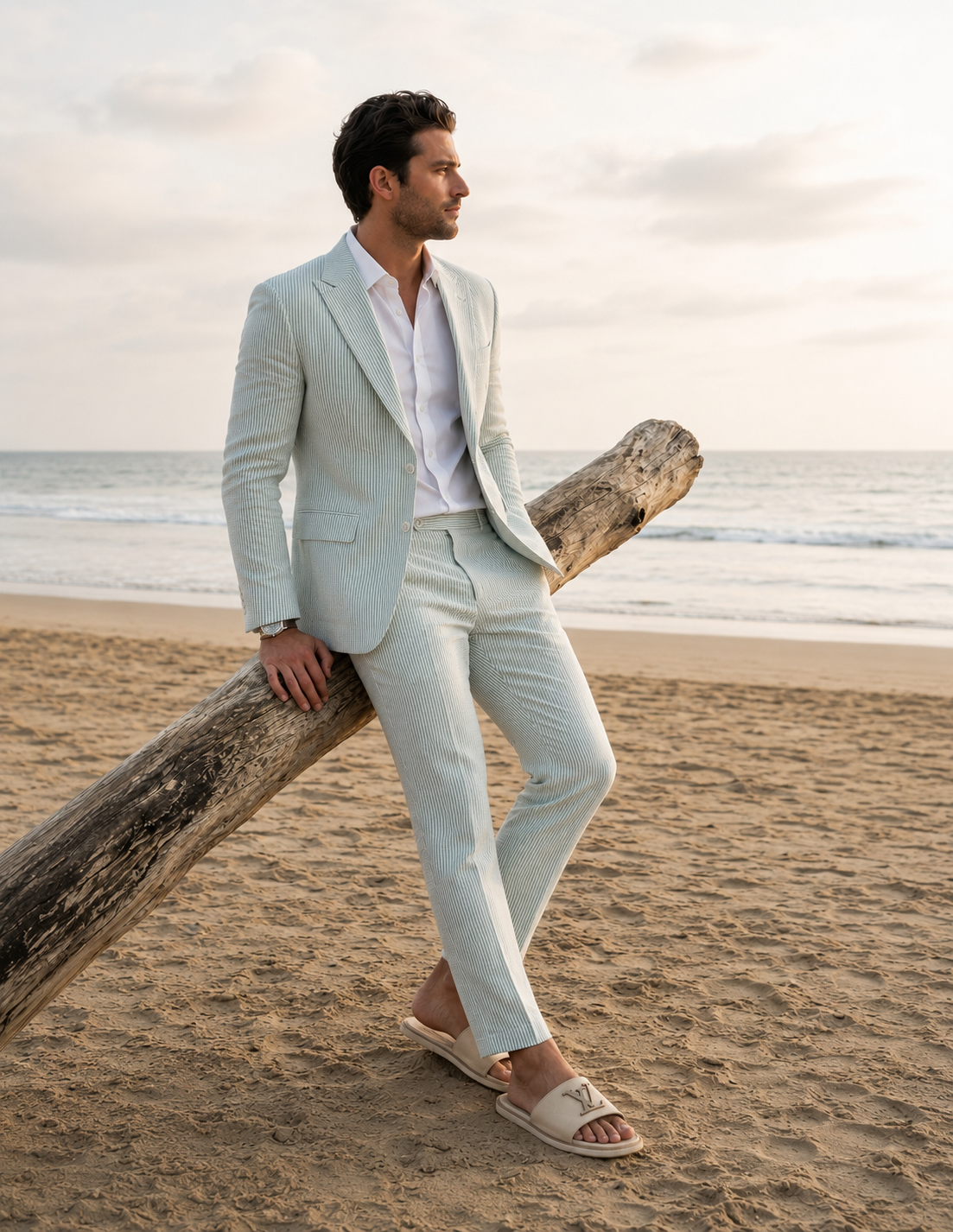 Luke Seersucker Suit