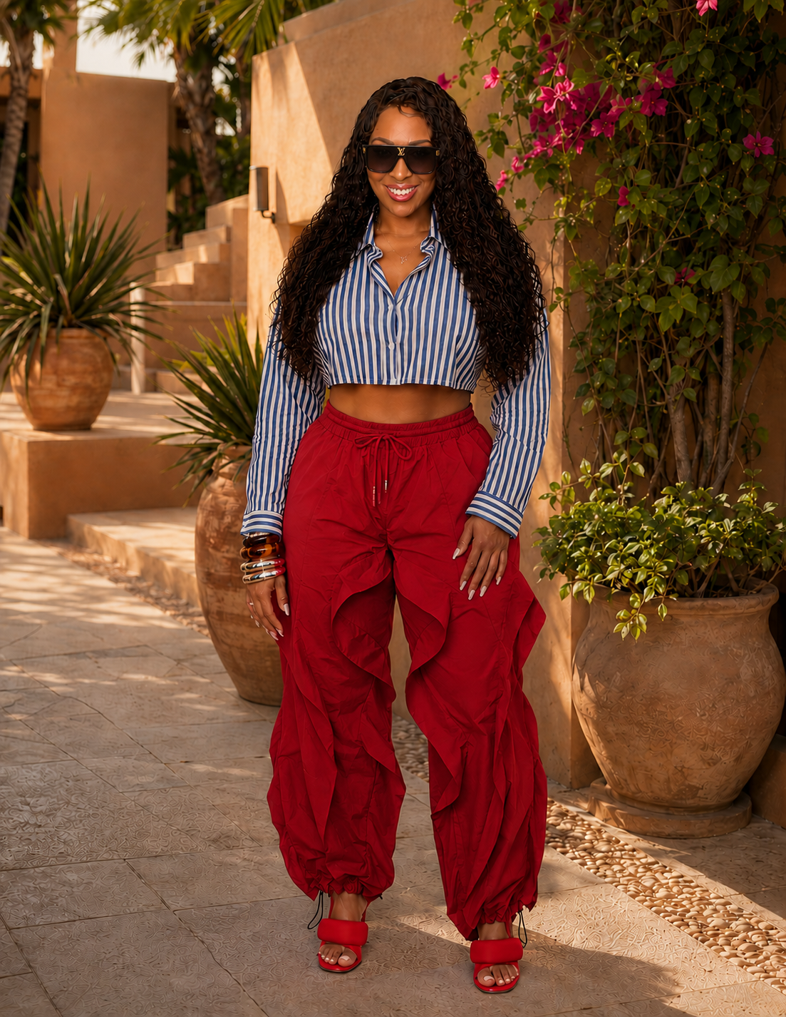 Wave Windbreaker Pants