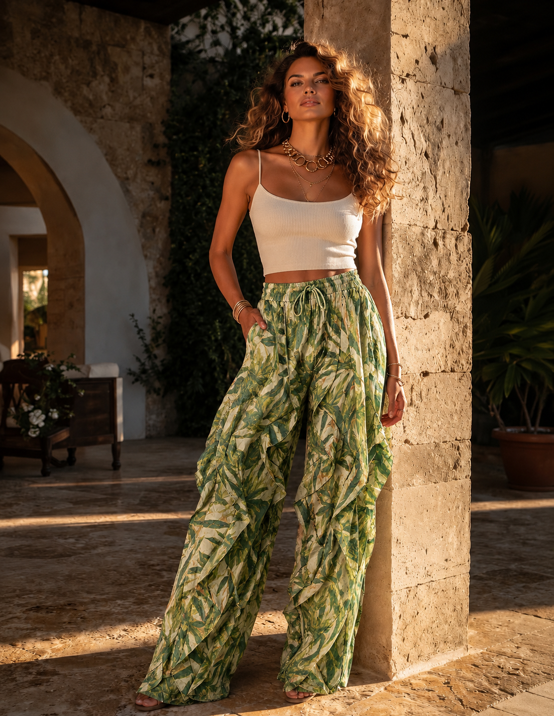 Wave Windbreaker Pants