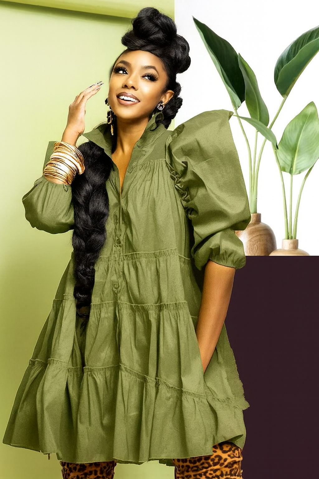 Mesha Swing Dress Perfect collection