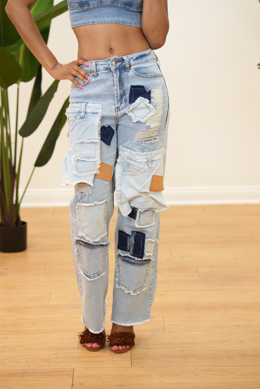 Rebecca Distressed Jeans Perfect Fit Collection