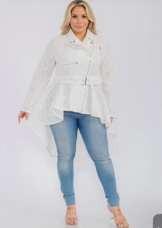 Temple Peplum Jacket