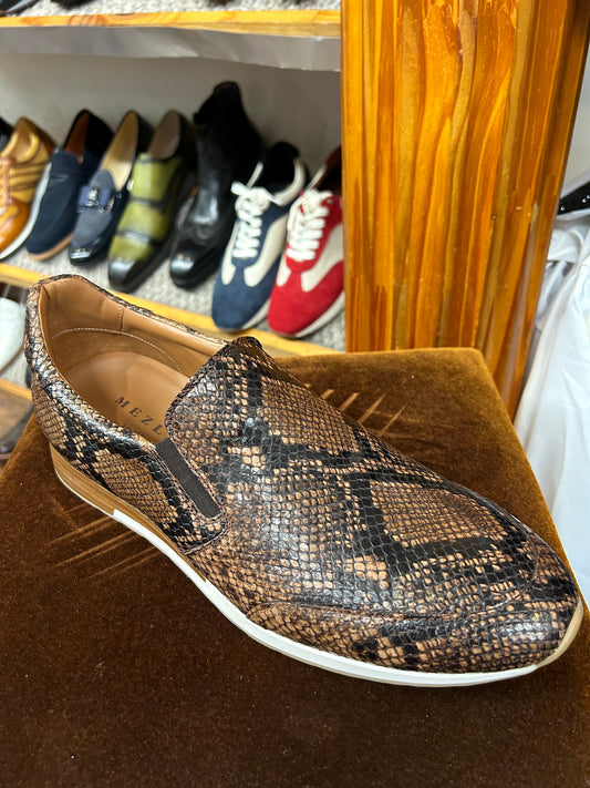 Mezlan Raylan snake Loafer