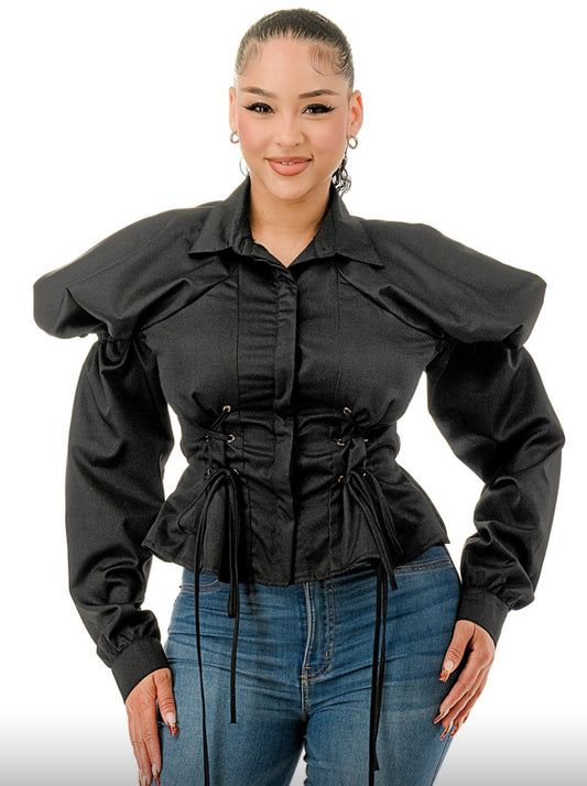 Nyx Cinched Blouse