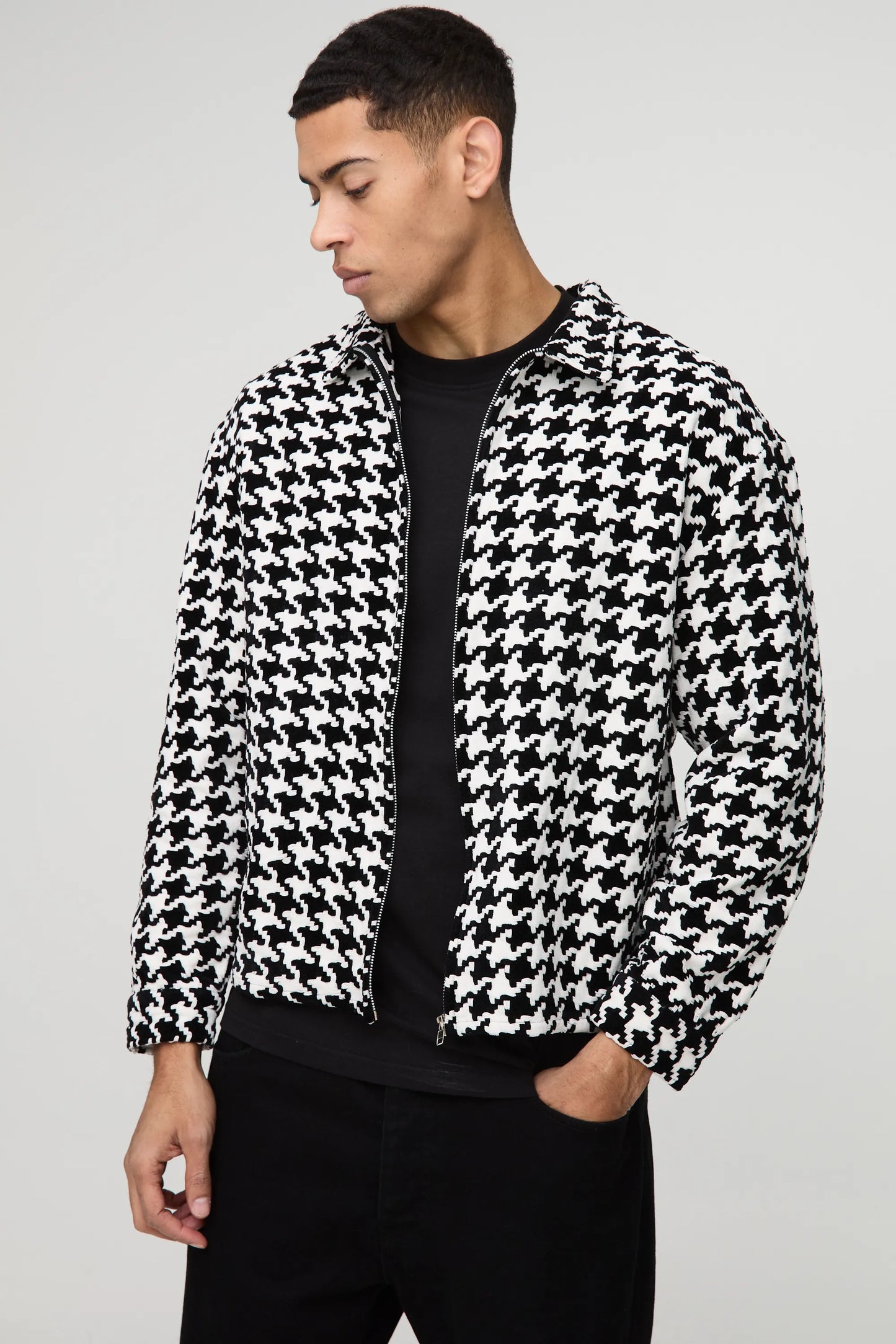Hautesmen print men’s blazer