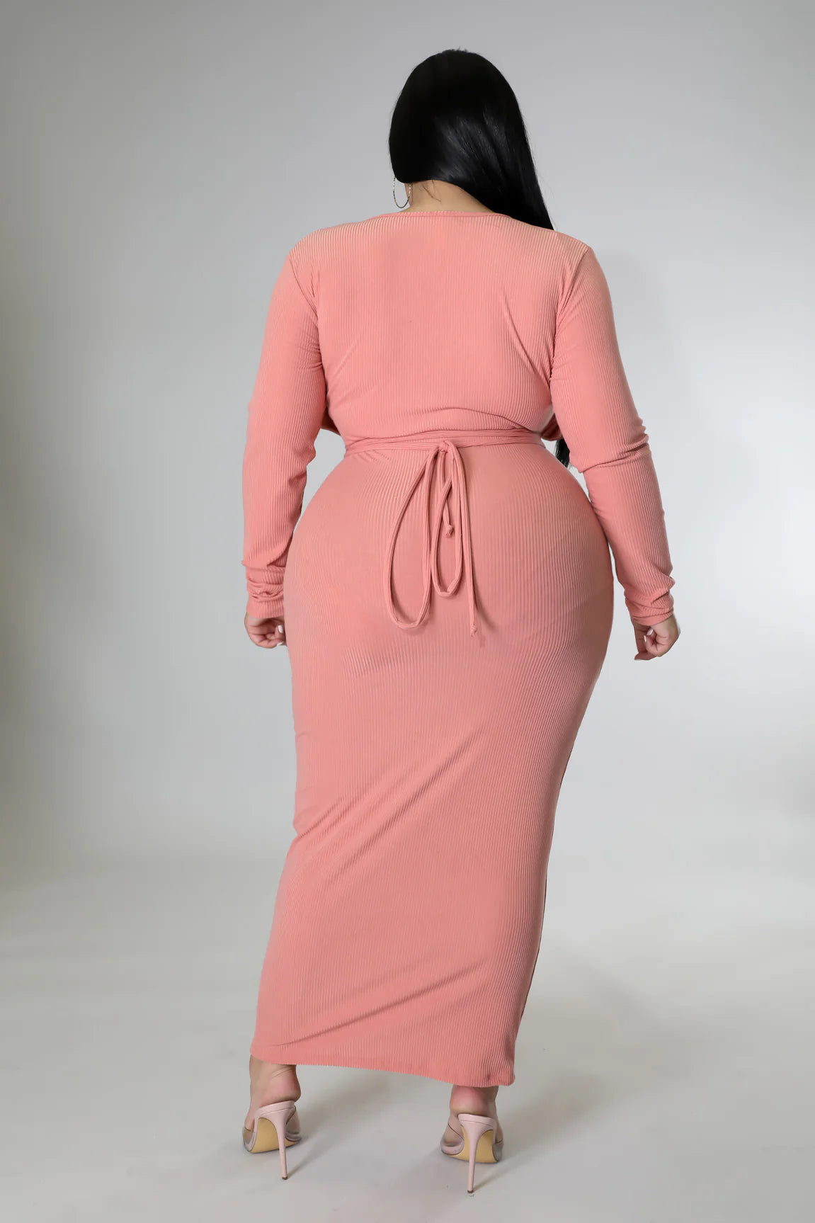 Peach me dress curvy collection