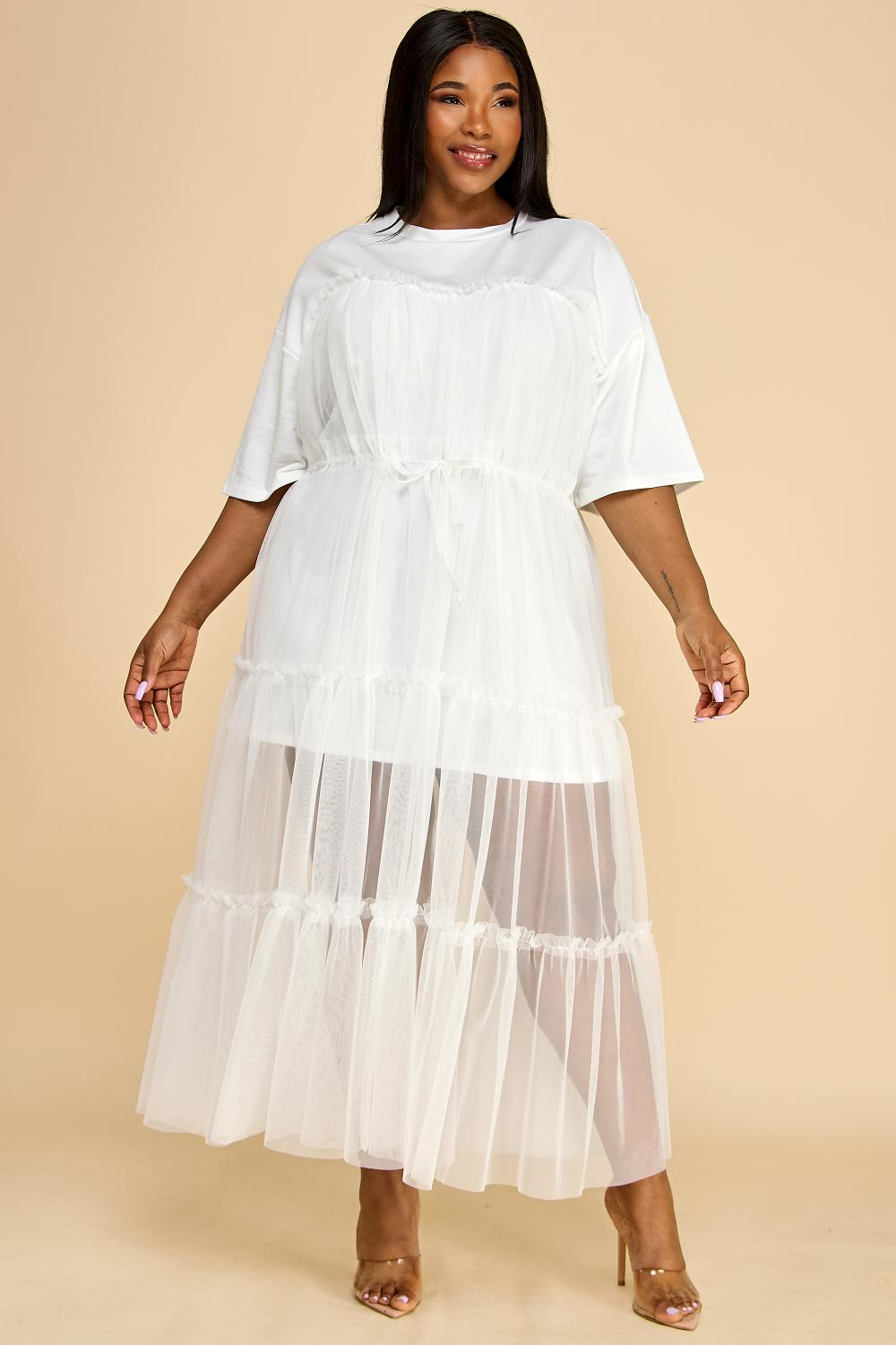 Tulle & Grace Curvy Maxi Dress