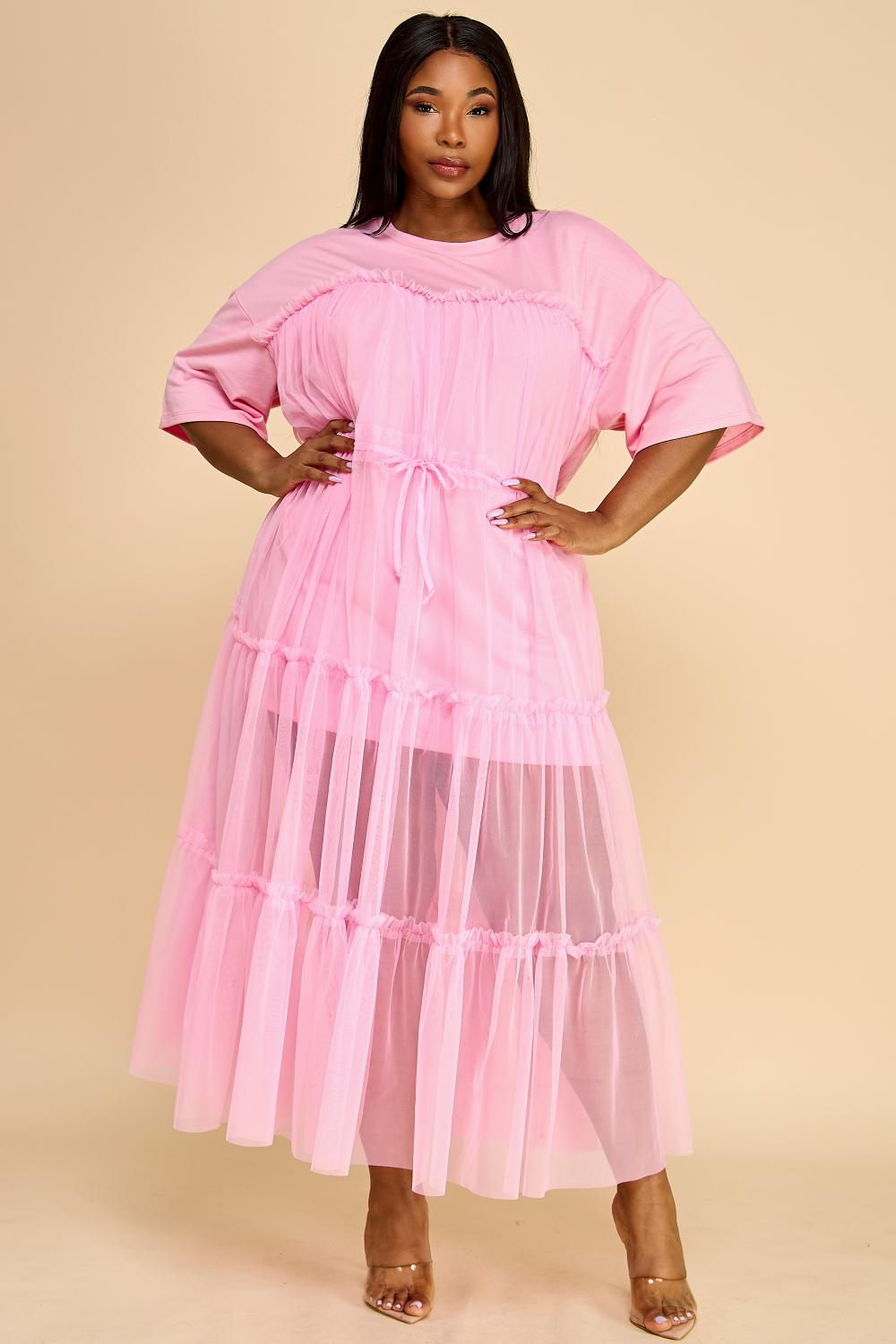 Tulle & Grace Curvy Maxi Dress