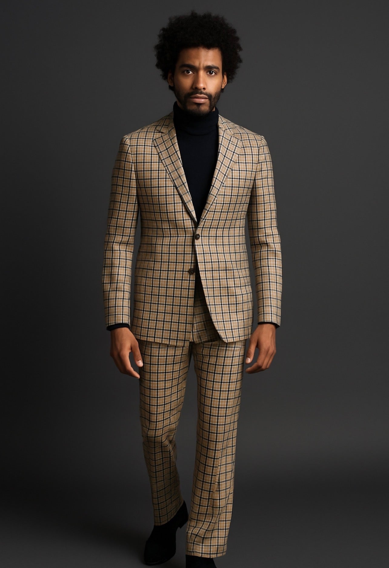 Toms Plaid 3pc Suit Set