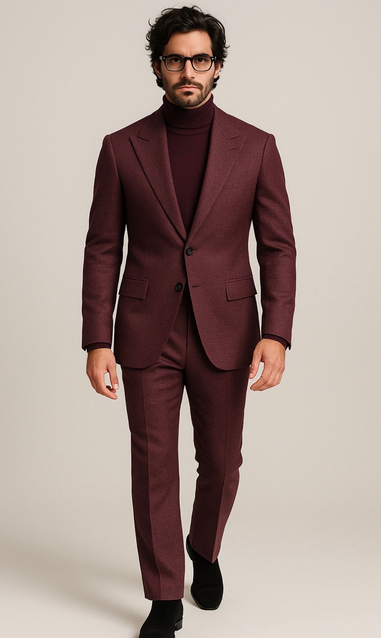 Toms Solid 3pc Suit