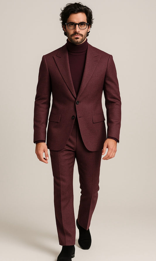 Toms Solid 3pc Suit