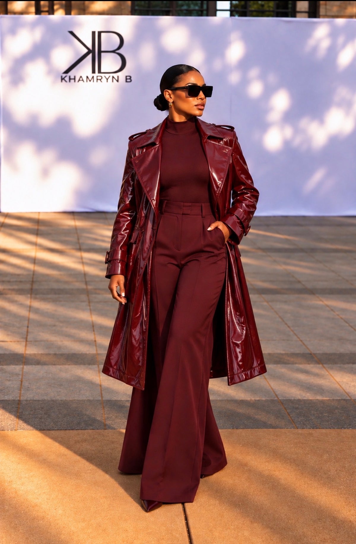 After Dark Patent Trench Coat PRE_ORDER