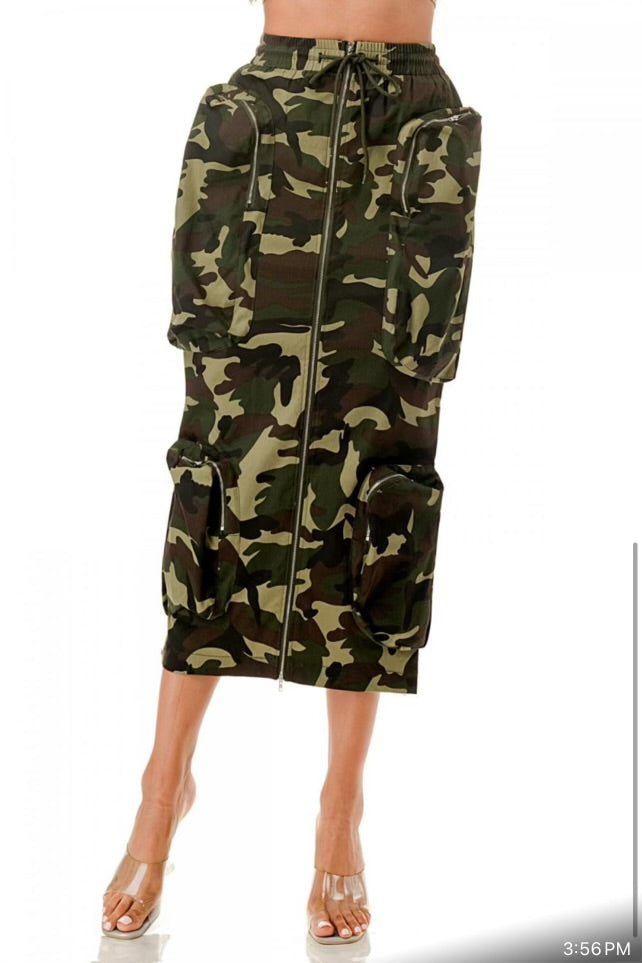 Urban Edge Cargo Skirt