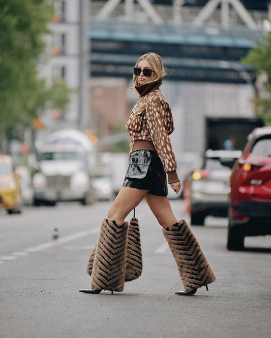 Steve Madden ICON Faux Fur Knee-High Boots