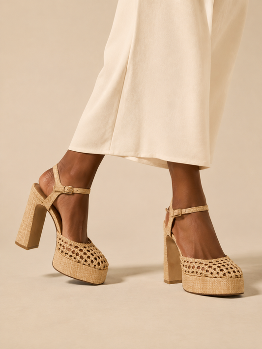 Steve Madden "Lexie Raff" Block Heel