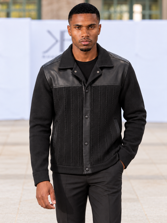 After Hours Men's Cable Knit Jacket