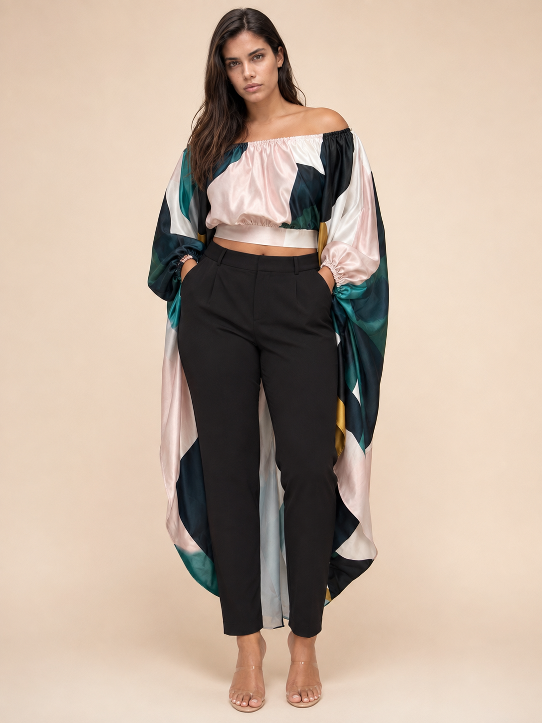 Ocean Breeze Off-Shoulder Blouse