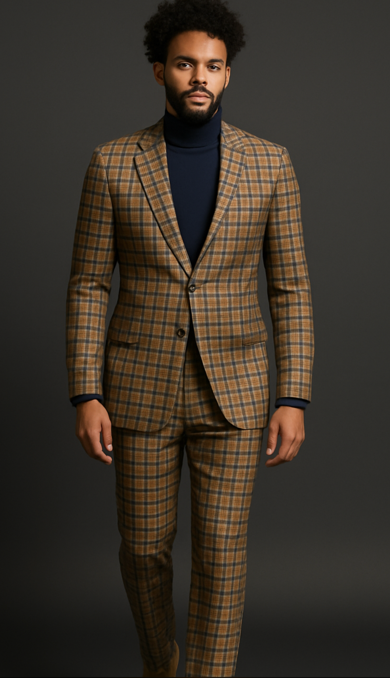 Toms Plaid 3pc Suit Set