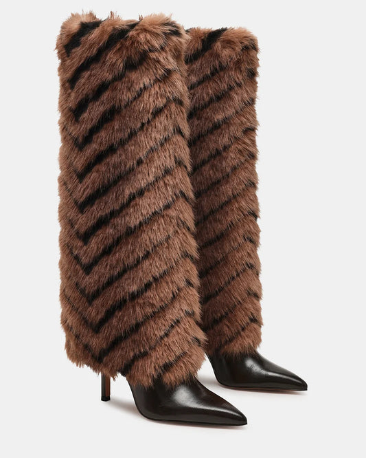 Steve Madden ICON Faux Fur Knee-High Boots