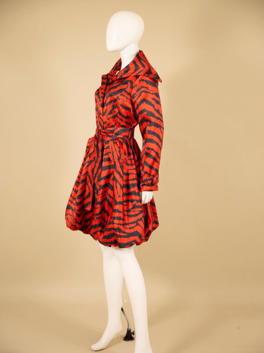 Sam Printed Trench