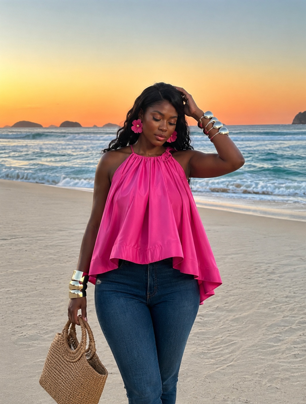 The Santorini Luxe Top