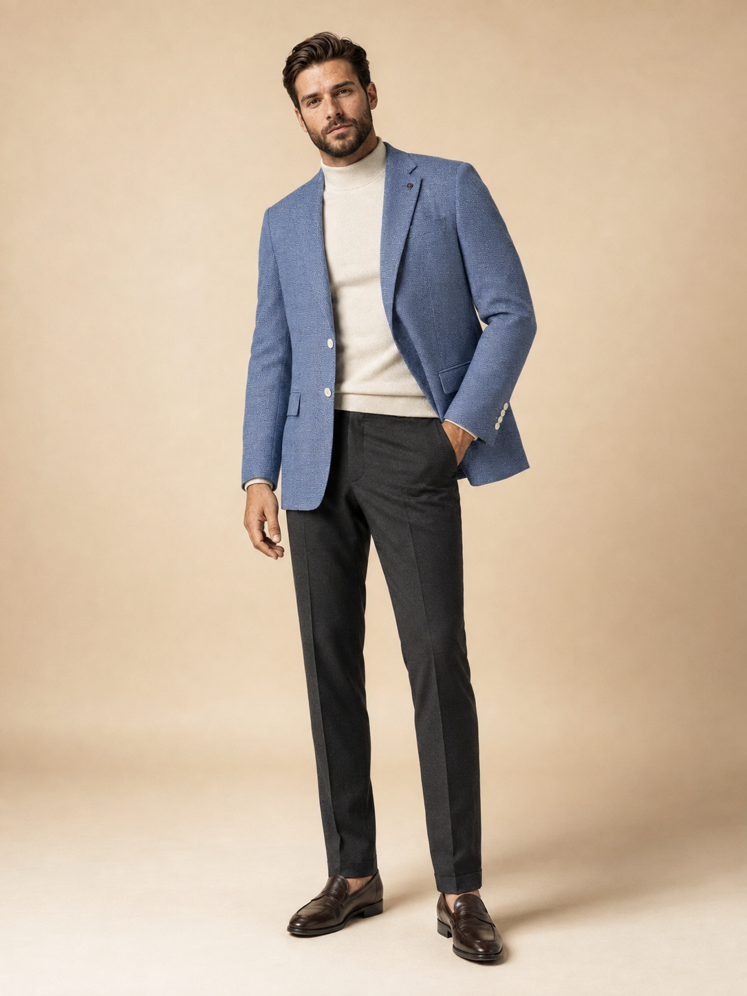 The St. Tropez Textured Men's Blazer