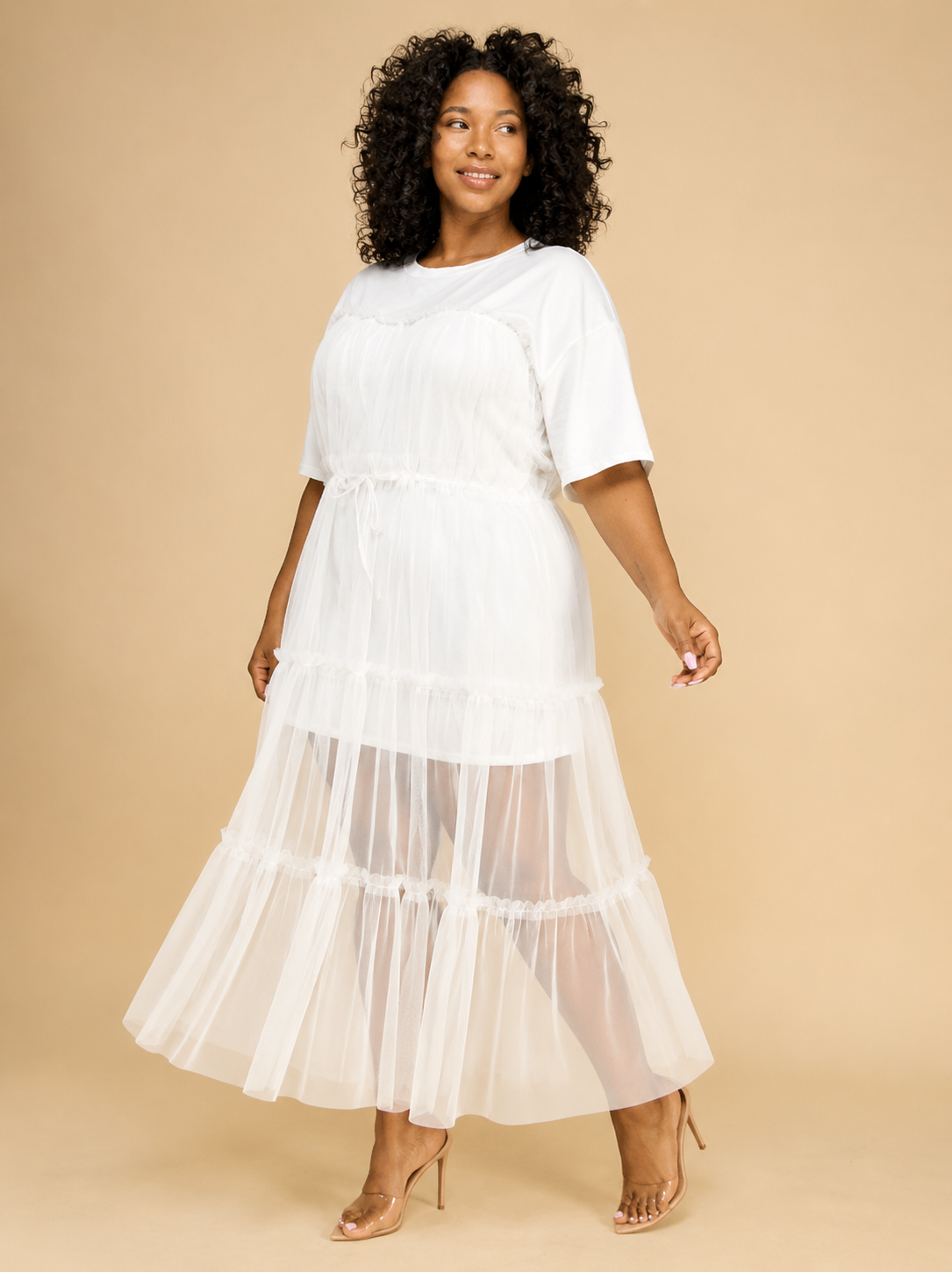 Tulle & Grace Curvy Maxi Dress
