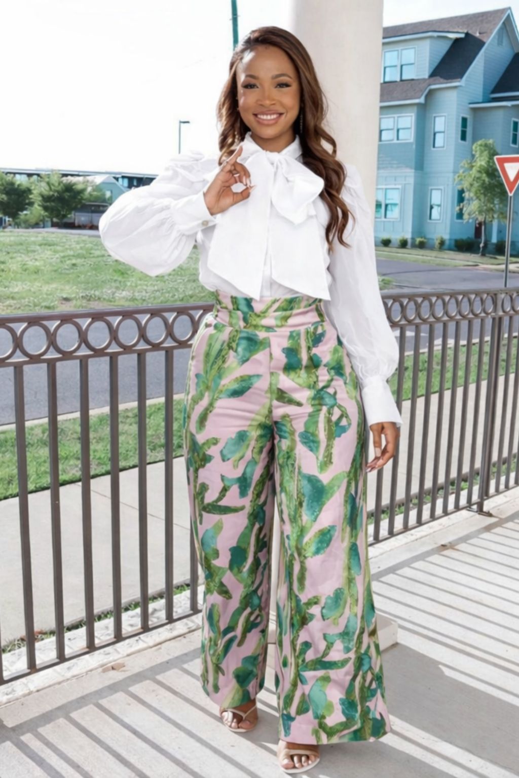The Nesha marie Wide Leg Pants