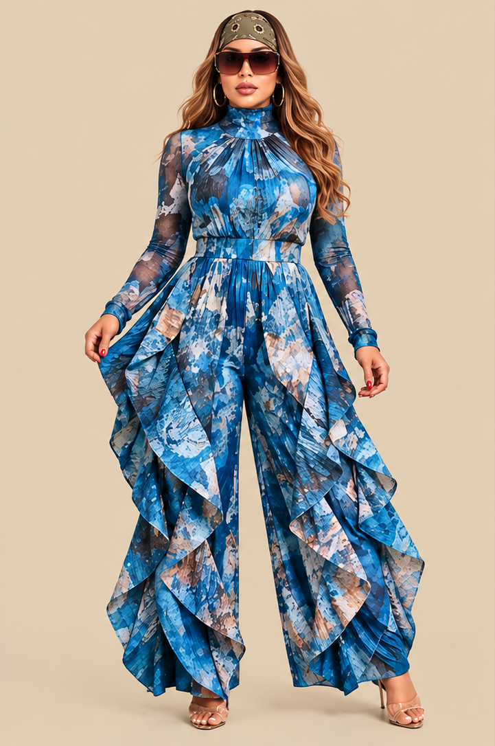 Wave Luxe Jumpsuit Set