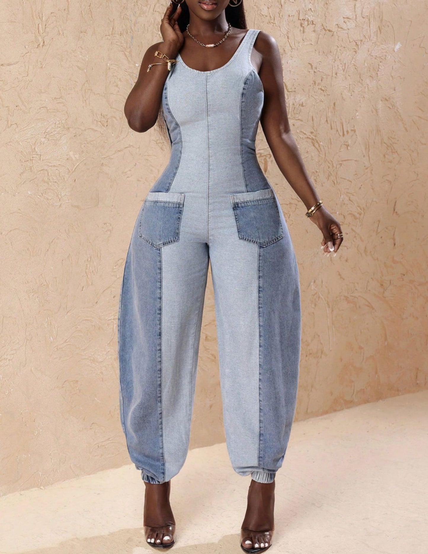 Danae Denim Jumpsuit