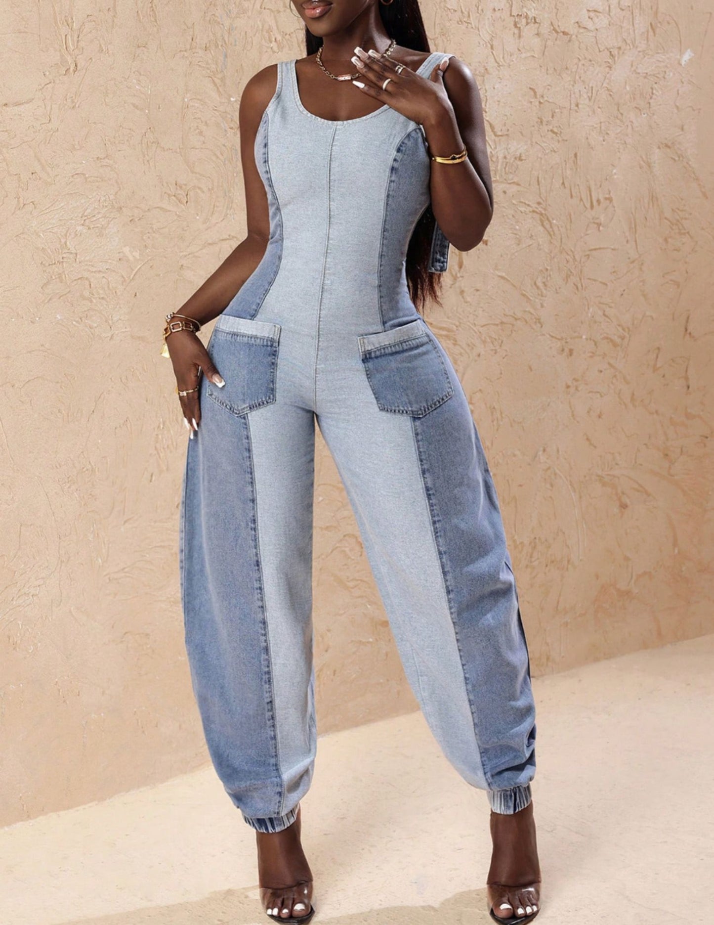 Danae Denim Jumpsuit