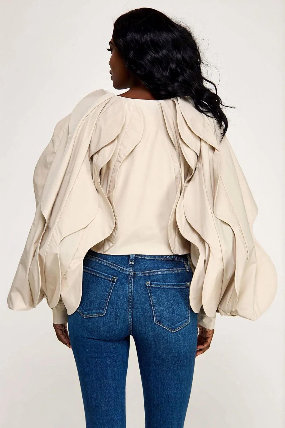 Wave Windbreaker Top