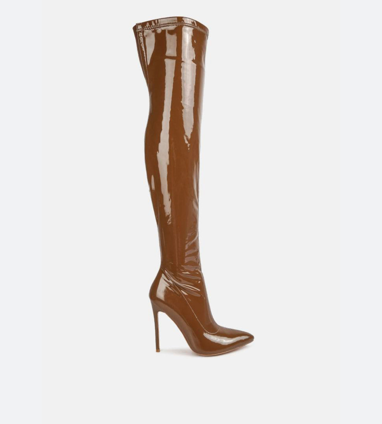 Patent Thigh Boot