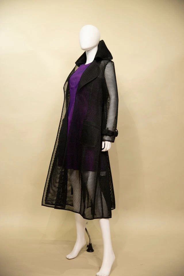 Noir Enchantress Trench Coat