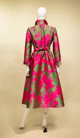 Bold Bloom Double Collar Dress