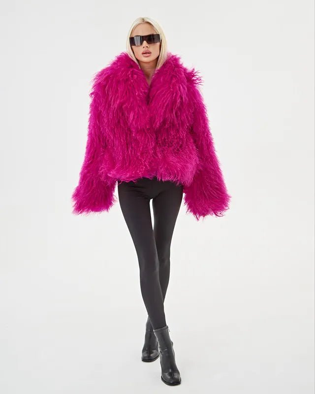 Mongolian Luxe Fur Coat