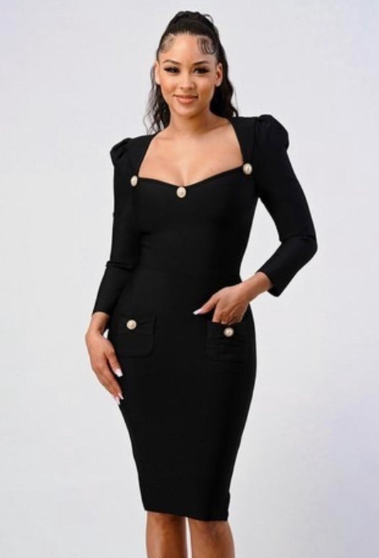 Karter Black Dress