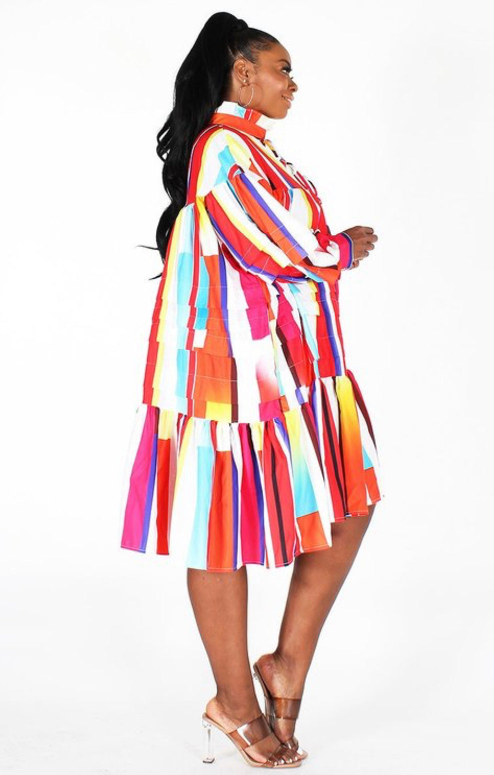 That girl swing dress curvy collection