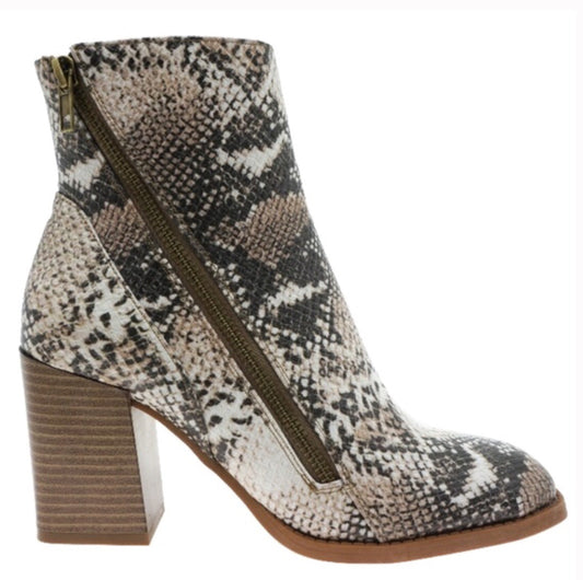 Slither (snake ankle boot)