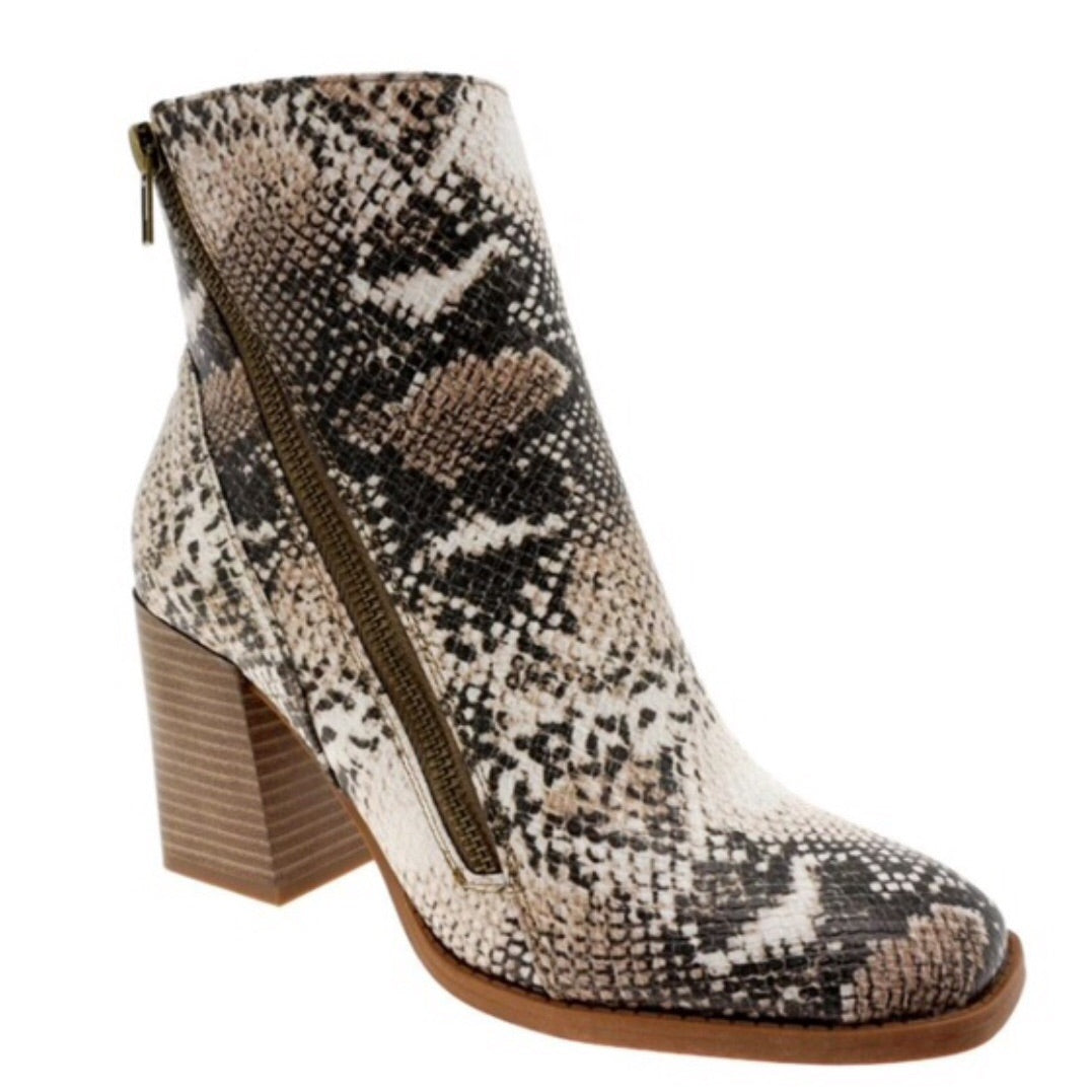 Slither (snake ankle boot)