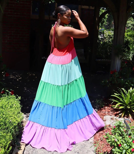 Rainbow sundress